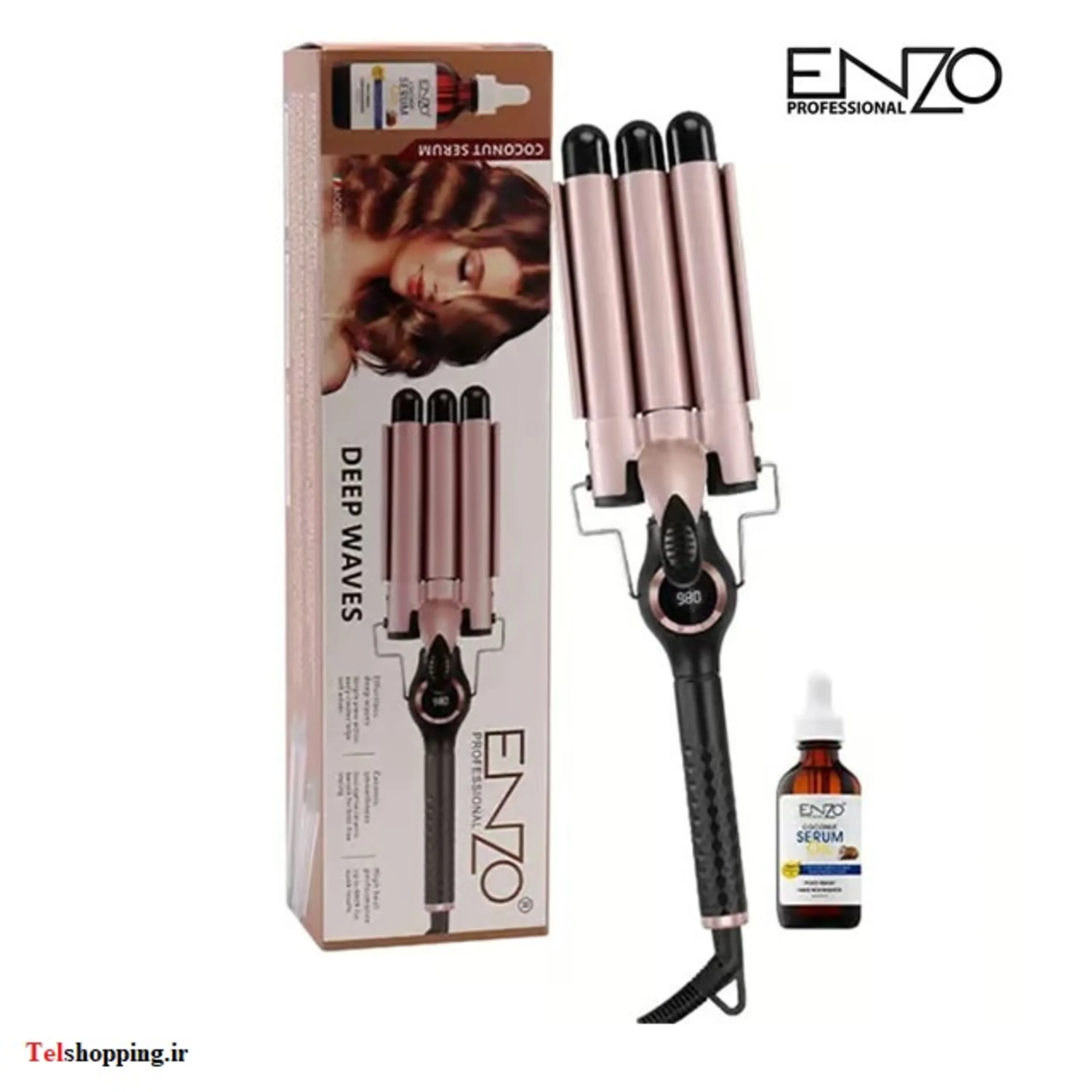 فر کننده حرفه ای انزو حالت مو S مدل EN-1968